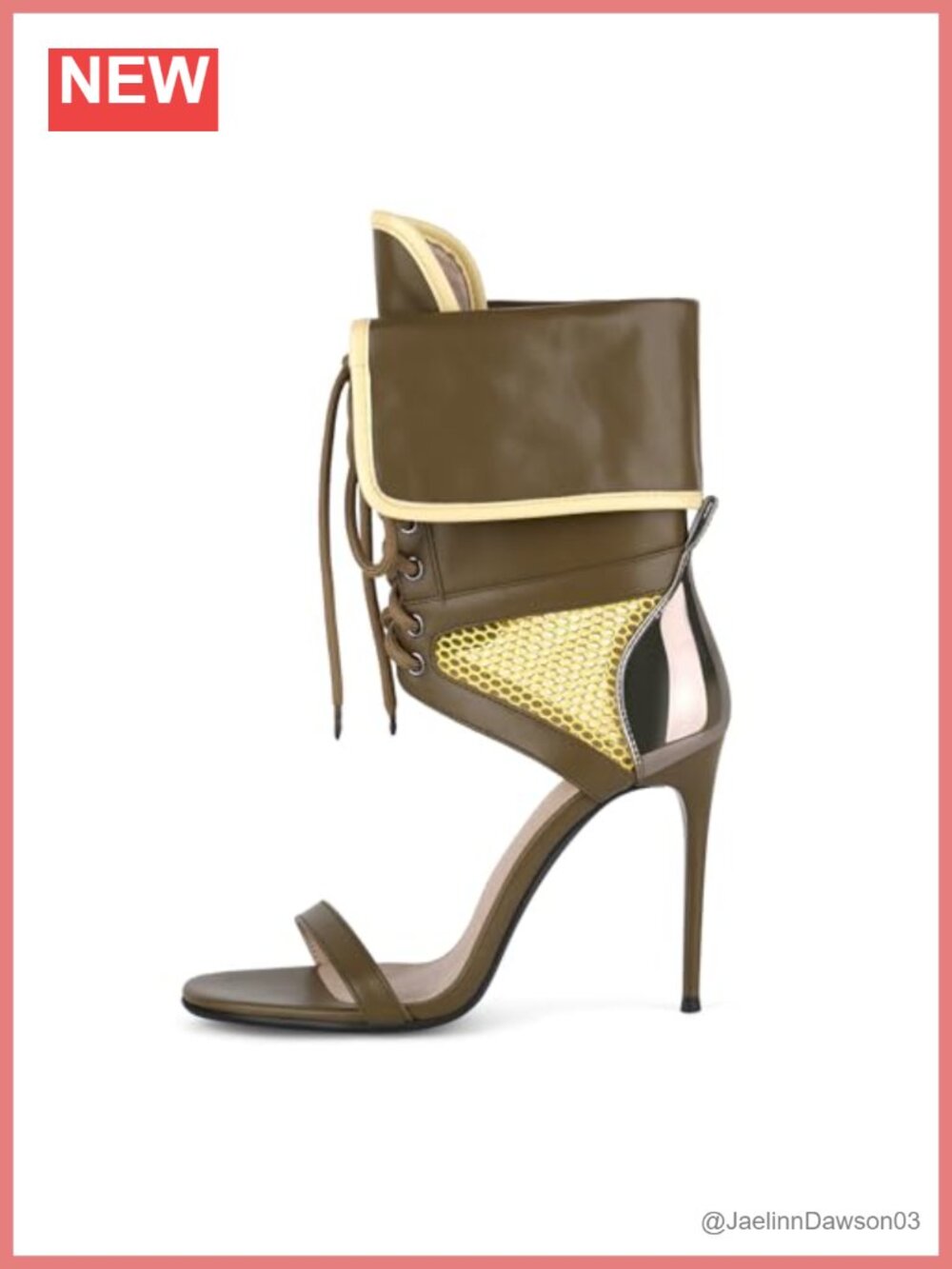 Mesh Lace Up Strappy High Heel Sandals Open Toe Gladiator Stiletto Party Shoes